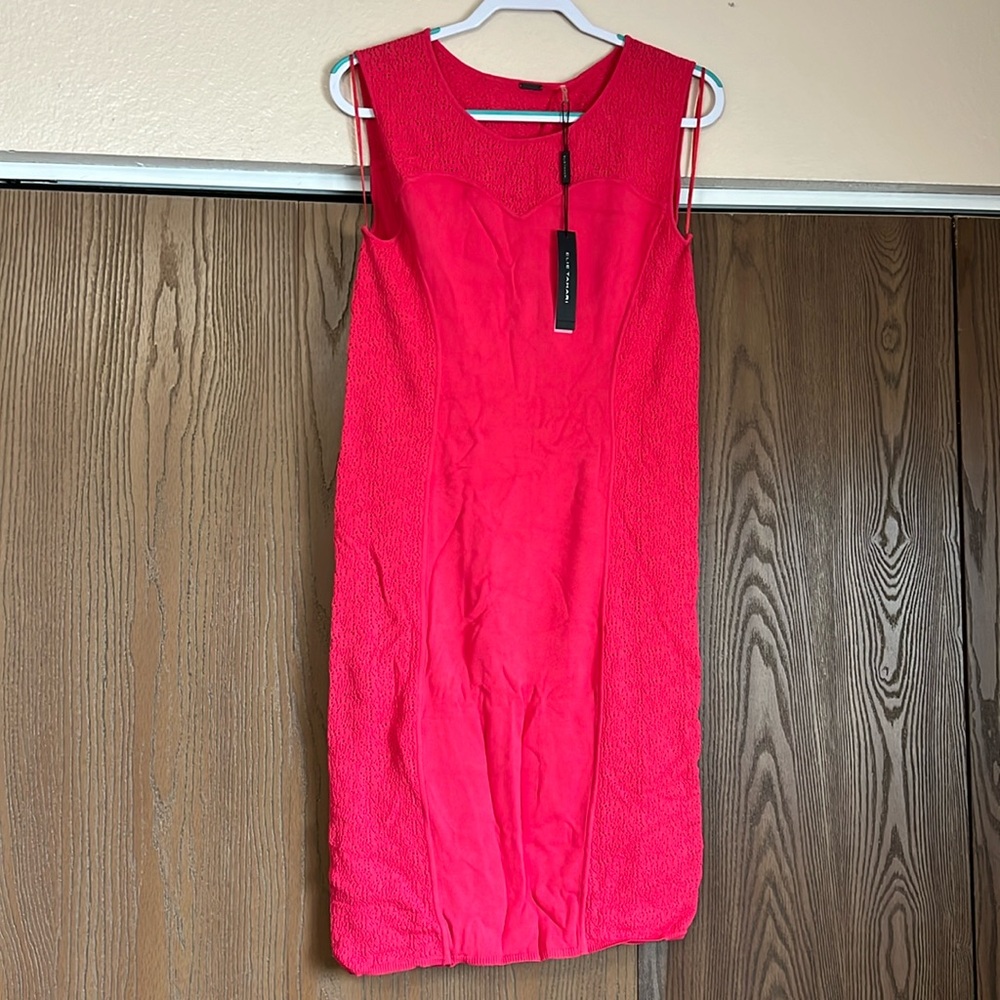 Elie Tahari BodyCon Sleeveless Dress Women’s Sz Large NWT
